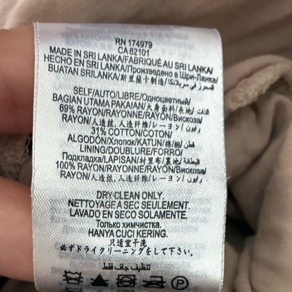 BCBGeneration Women's Drop Waist Eyelet Embroidered Tan Romper S - Picture 13 of 14